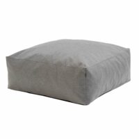 Pouf de jardin pour canapé modulable gris--Gris-Oviala