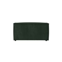Pouf en velours côtelé - vert foncé-Velours-Vert-Usinestreet
