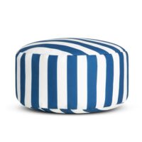Pouf imperméable bleu et blanc extérieur et intérieur--Bleu-RNT by Really Nice Things