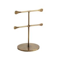 Présentoir À Bijoux Forgé À La Main 12.5Cm Or--Marron-Madam Stoltz