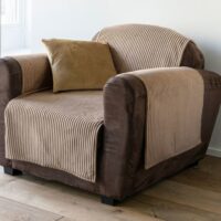 Protège fauteuil en polyester beige 55x200cm--Beige-Becquet