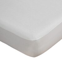 Protège matelas en coton imperméable 80x200cm-Coton-Blanc-Gamusi