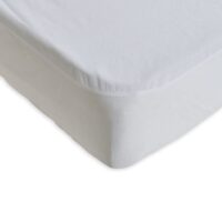 Protège-matelas imperméable 90x190cm--Blanc-Bleu Câlin
