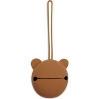 Range sucette en silicone-Silicone-Marron-Jollein