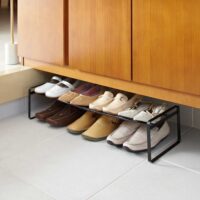 Rangement à chaussures en acier noir--Noir-Yamazaki