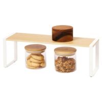 Rangement cuisine bois bois clair 12x40-Yamazaki