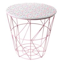 Rangement filaire pour enfant en métal-Métal-Rose-The Home Deco Factory