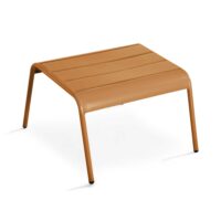 Repose pied en métal caramel-Métal-Marron-Oviala
