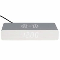 Réveil chargeur induction--Gris-La Chaise Longue