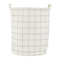 Sac à linge blanc H50cm-Lin-Blanc-house doctor