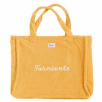 Sac de plage ''farniente'' caramel--Orange-Sensei Maison