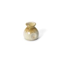Saucière en céramique blanc et miel 5