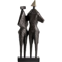 Sculpture décorative contemporaine à figure--Noir-ReCollection