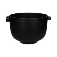 Seau à champagne en aluminium noir h24-Aluminium-Noir-Pomax