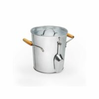 Seau à glace pour le vin avec anses en argent--Argenté-Balvi