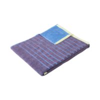 Serviette en coton violet-Coton-Multicolore-Hübsch
