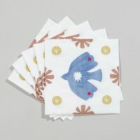 Serviettes en papier motifs multicolores (x20)-Papier-Blanc-Maisons du Monde