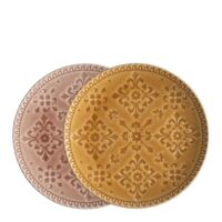 Set de 2 assiettes à dessert en porcelaine D20