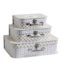 Set de 3 valisettes--Rose-Mathilde M