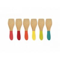 Set de spatules raclette multicolores 12