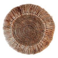 Set de table en raphia naturel 45cm--Marron-My Bliss Home
