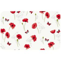 Set de table imprimé rouge 43 x 30 cm--Rouge-Douceur d'Intérieur