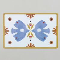 Set de table motifs multicolores
