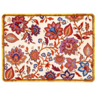 Set de table rectangulaire - lot de 6 - jaïpur - 40 x 30 cm--Multicolore-Les jardins de la comtesse