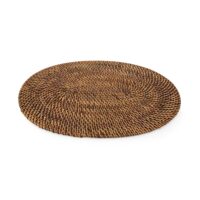Set de table rotin marron 40x30x1cm--Marron-Bazar Bizar