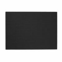 Set de table rugueux noir 46x33cm--Noir-ASA Selection