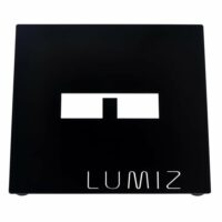 Socle carré pour lanterne solaire--Noir-Lumiz