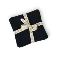 Sous-verres (x4) lin lavé 10x10 fusain-Verre-Gris-Febronie