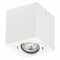 Spot lumineux en aluminium blanc