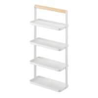 Support à accessoires à 4 niveaux h33 cm - blanc--Blanc-Yamazaki