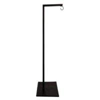 Support xl sur pied pour lampe métal noir 24 x 24-Métal-Noir-Home Maison