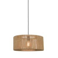 Suspension bambou jute D50cm--Marron-Good & Mojo