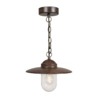 Suspension d'extérieur en oxyde d'acier marron et réglable en hauteur--Marron-Nordlux