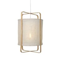 Suspension en lin et bambou-Lin-Noir-Sulion