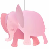 Suspension enfants Éléphant Rose 33cm--Rose-R&M Coudert