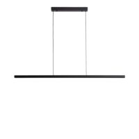 Suspension linéaire en aluminium l120cm - noir-Aluminium-Noir-Drawer