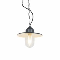 Suspension luminaire extérieur en métal anthracite-Métal-Gris-QAZQA