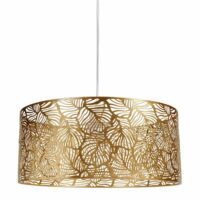 Suspension métal ajouré doré D35cm-Métal-Doré-Jardideco