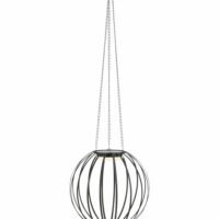 Suspension solaire en métal noir-Métal-Noir-Markslöjd