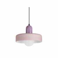 Suspension verre violet 25x25x23cm-Verre-Violet-Leitmotiv