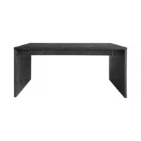 Table à manger effet marbre noir en mélamine 160cm-Mélamine-Noir-RNT by Really Nice Things