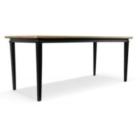 Table à manger en bois noir-Bois-Noir-Décoration d'Autrefois