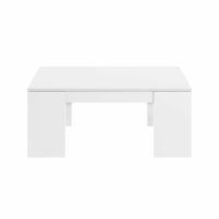 Table basse à plateau relevable - l100 x h43 cm - blanc--Blanc-Fores