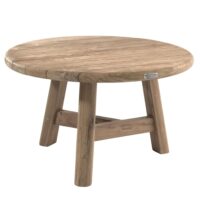 Table basse de jardin ferdi 80cm gescova--Marron-Gescova