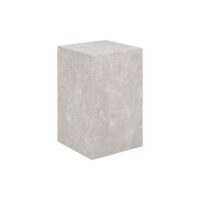 Table basse décor marbre beige 30x30 cm--Beige-Moloo