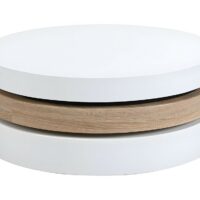 Table basse effet bois